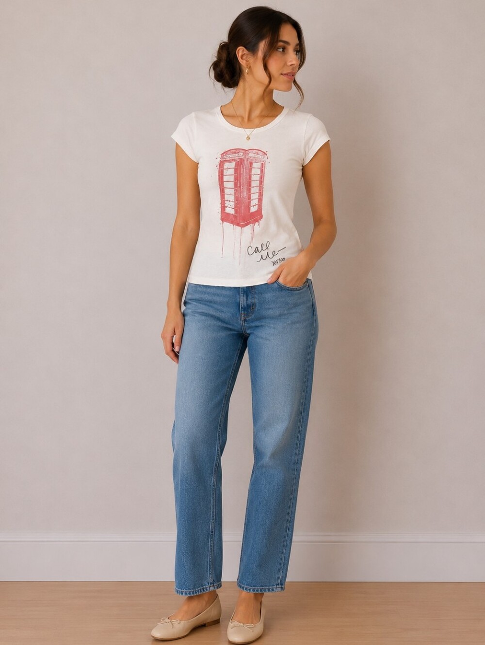 ✌️ for $25 | Vintage inspired phone booth t-shirt